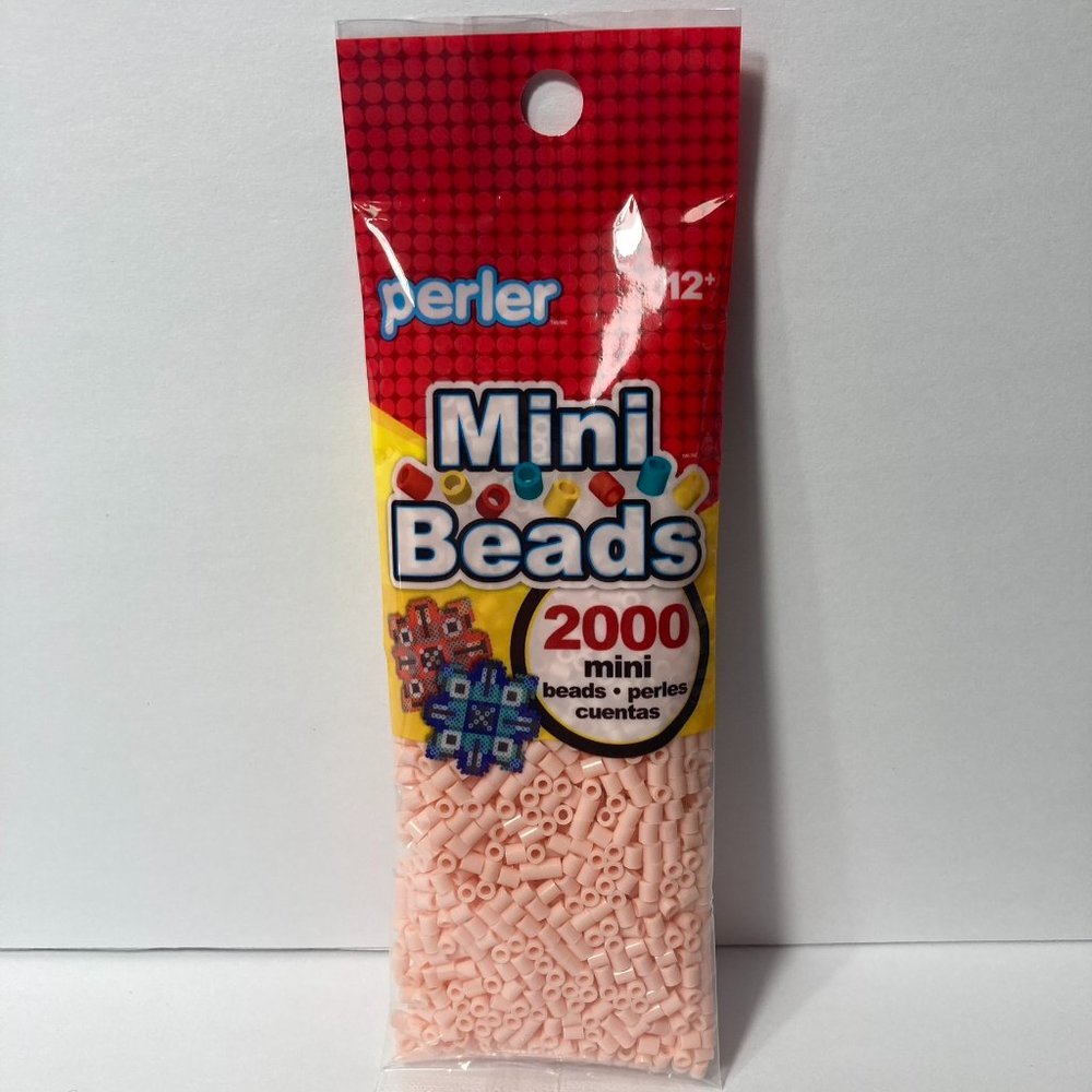 Perler Peach Mini Beads 39 Packs (2000 Beads per Pack) Craft Beads Small